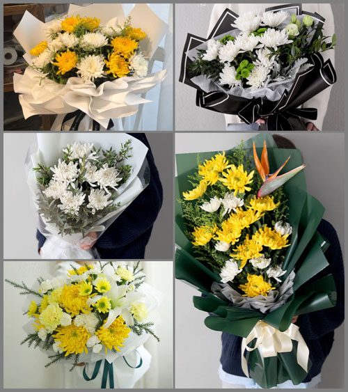 福建福州长乐市湖南镇鹏谢村白事花束代送